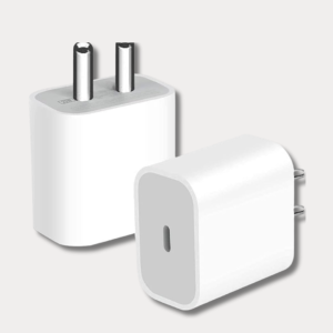 Apple 20W USB-C Power charging adapter for iPhone.