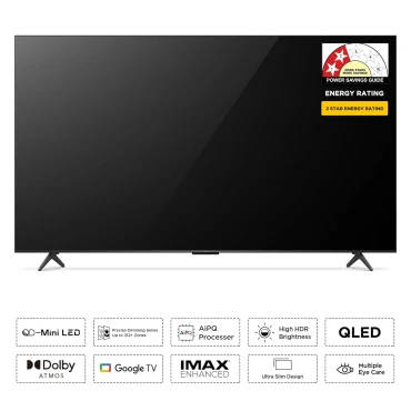 TCL 75C6KS 75 Inch QD Mini LED Smart TV 4K Ultra HD Display Dolby Vision Google TV - Image 2