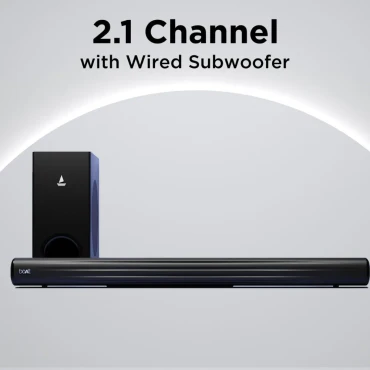 boAt Aavante Bar Aroha 100W Bluetooth Soundbar with Remote (Entertainment EQ Modes, 2.1 Channel, Black) | AAVANTEAROHABLACK - Image 2