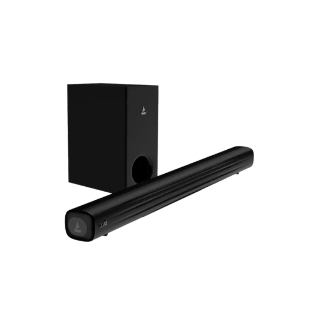 boAt Aavante Bar Aroha 100W Bluetooth Soundbar with Remote (Entertainment EQ Modes, 2.1 Channel, Black) | AAVANTEAROHABLACK